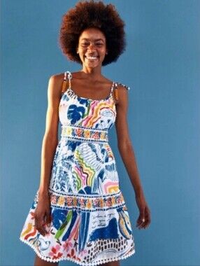 farm rio bow front mini dress Alex Holtzclaw on LTK